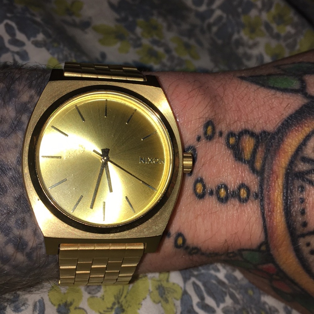 Nixon gold watch